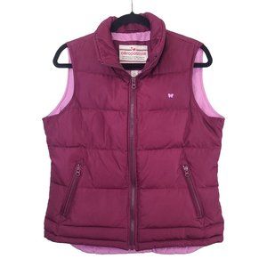 Aeropostale Girls Puffer Vest Pink Size L Winter Youth Kids Coat Jacket